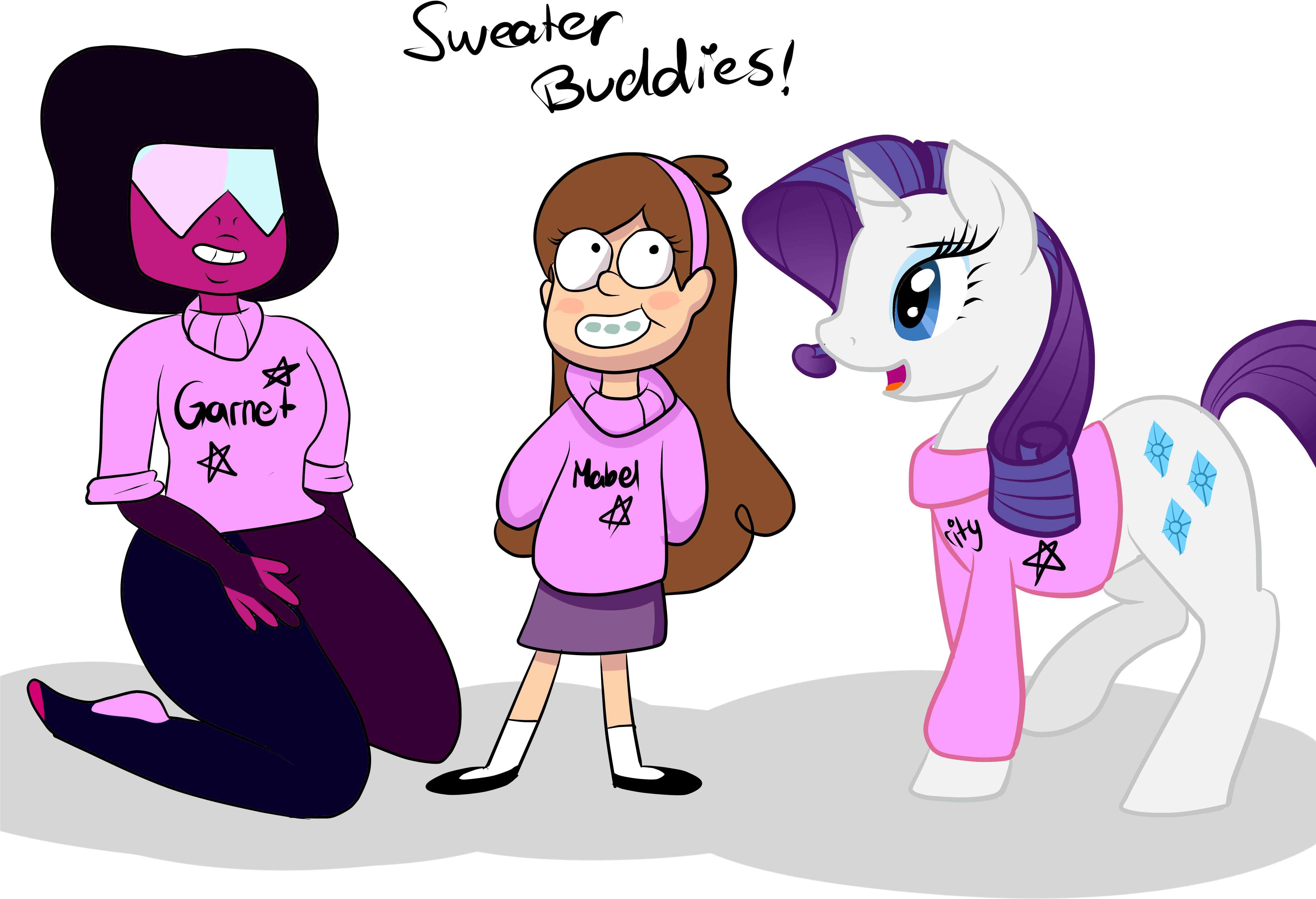 Mabel Pines, Rarity, Safe, Skirt, Smiling, Steven Universe, - Cartoon (5000x4000)