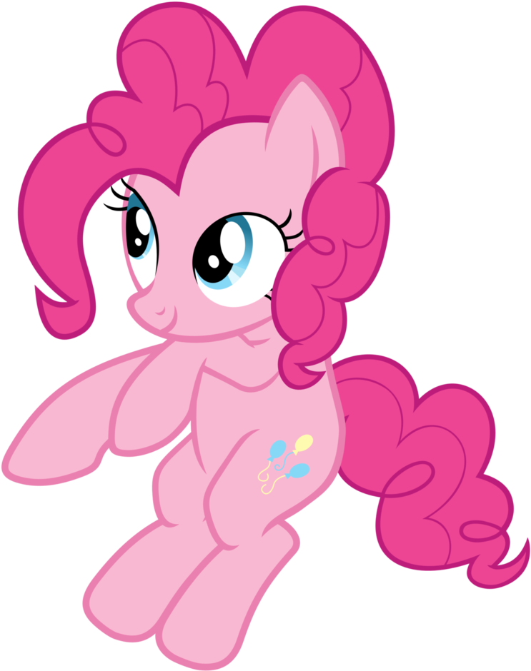 Vector Traced From Of My Little Pony - Hula Pinkie Pie (800x1000)