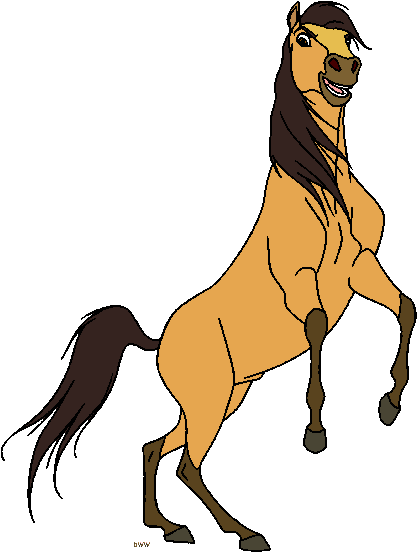 They Are Meant Strictly For Non-profit Use - Spirit Stallion Of The Cimarron Spirit Cougar (427x581)