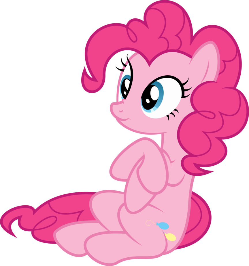 Pinkie Pie Is Best Listener Screenshot From Too Many - Mlp Pinkie Pie Vector (864x925)