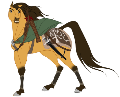 Spirit Clipart Stallion - Spirit Stallion Of The Cimarron Spirit (418x350)