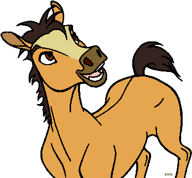 They Are Meant Strictly For Non-profit Use - Clipart Spirit Stallion Of The Cimarron (401x365)