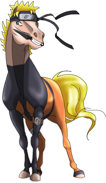 Naruto Horse By Godsmackgrl13 On Deviantart - Horse (376x615)