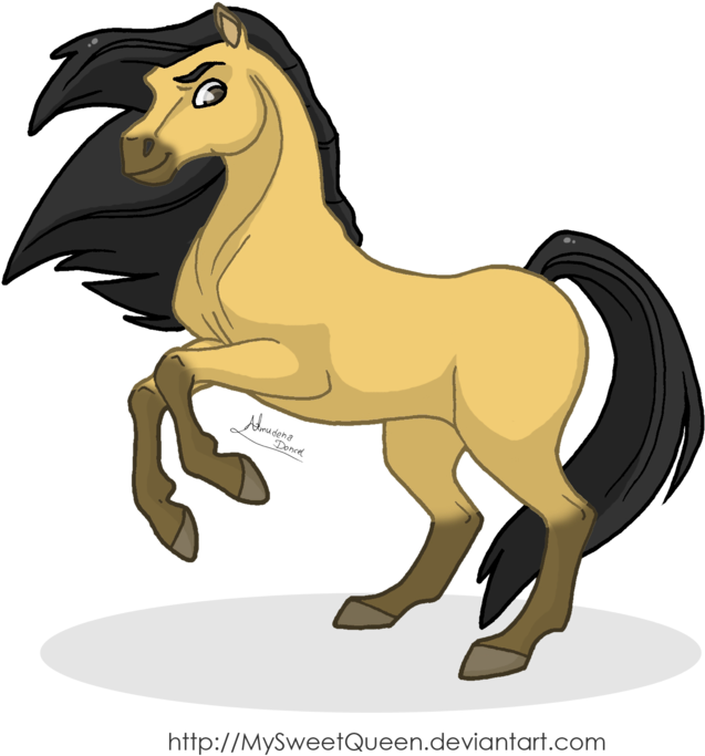 Untamable By Almairis - Horses Art Cartoon (800x779)