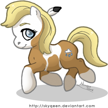 Mlp Tiny Rain By Almairis - Cartoon (600x559)