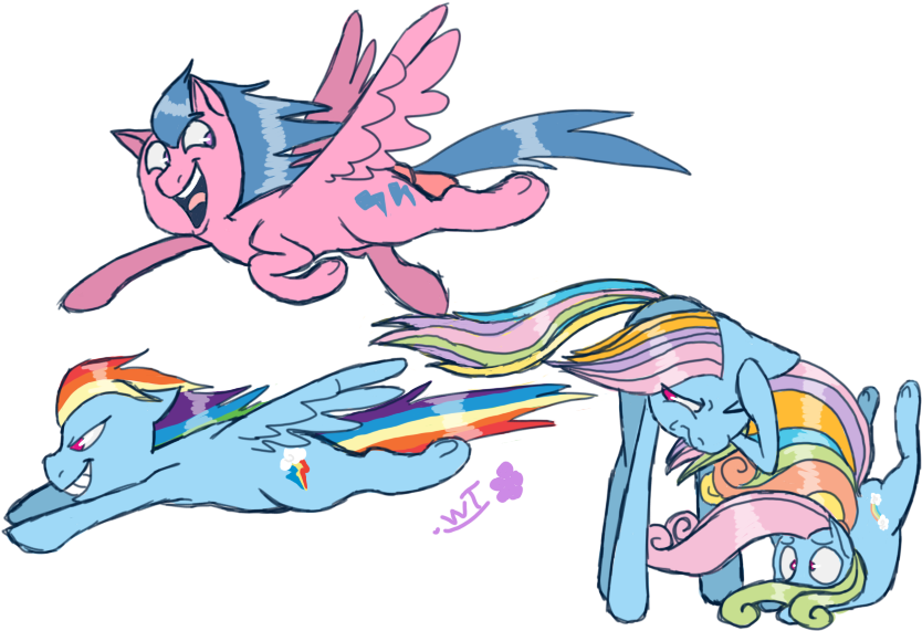 Female, Firefly, Flying, G1, G1 To G4, G3, G3 - Gen 3 Rainbow Dash (870x600)