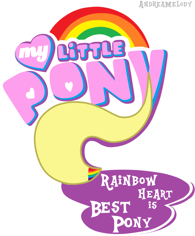 Little Pony Yellow Logo (806x991)