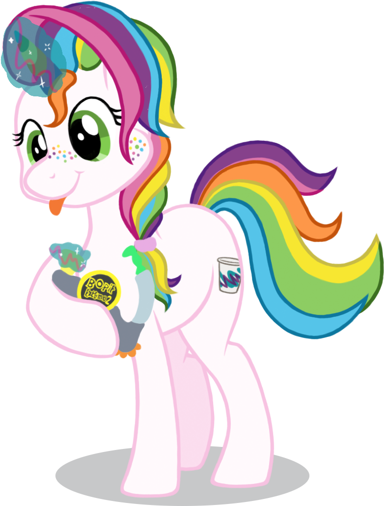 Rainbow Reef The 90s Horse - Comics (802x1048)
