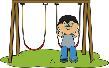 Swing Clipart Boy On - Swinging Clip Art (450x280)