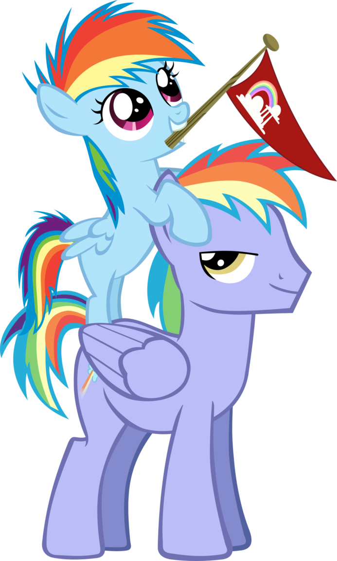 My Little Pony Rainbow Dash Dad - Mlp Rainbow Dash Dad (693x1153)