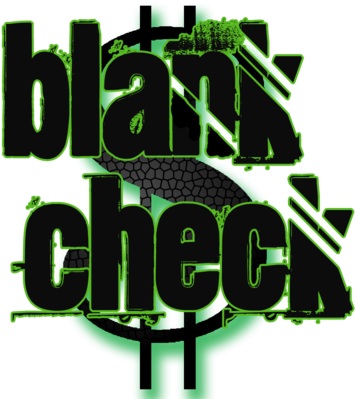 Blank Check Band - Graphic Design (500x403)