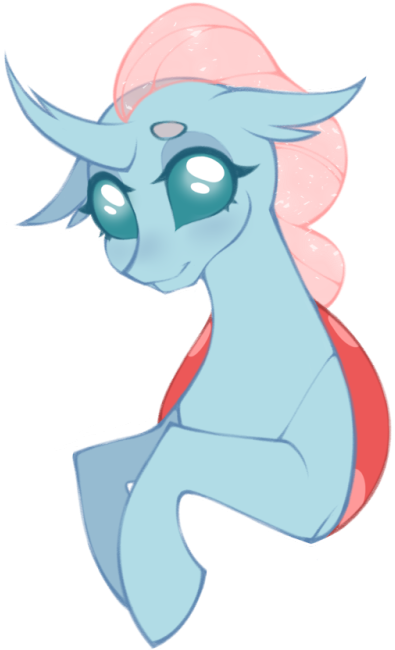 I For One, Welcome My New Bookworm Bug Daughter - Mlp Ocellus Fanart (500x666)