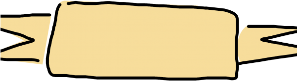 Yellow Banner Graphic - Clip Art (600x200)