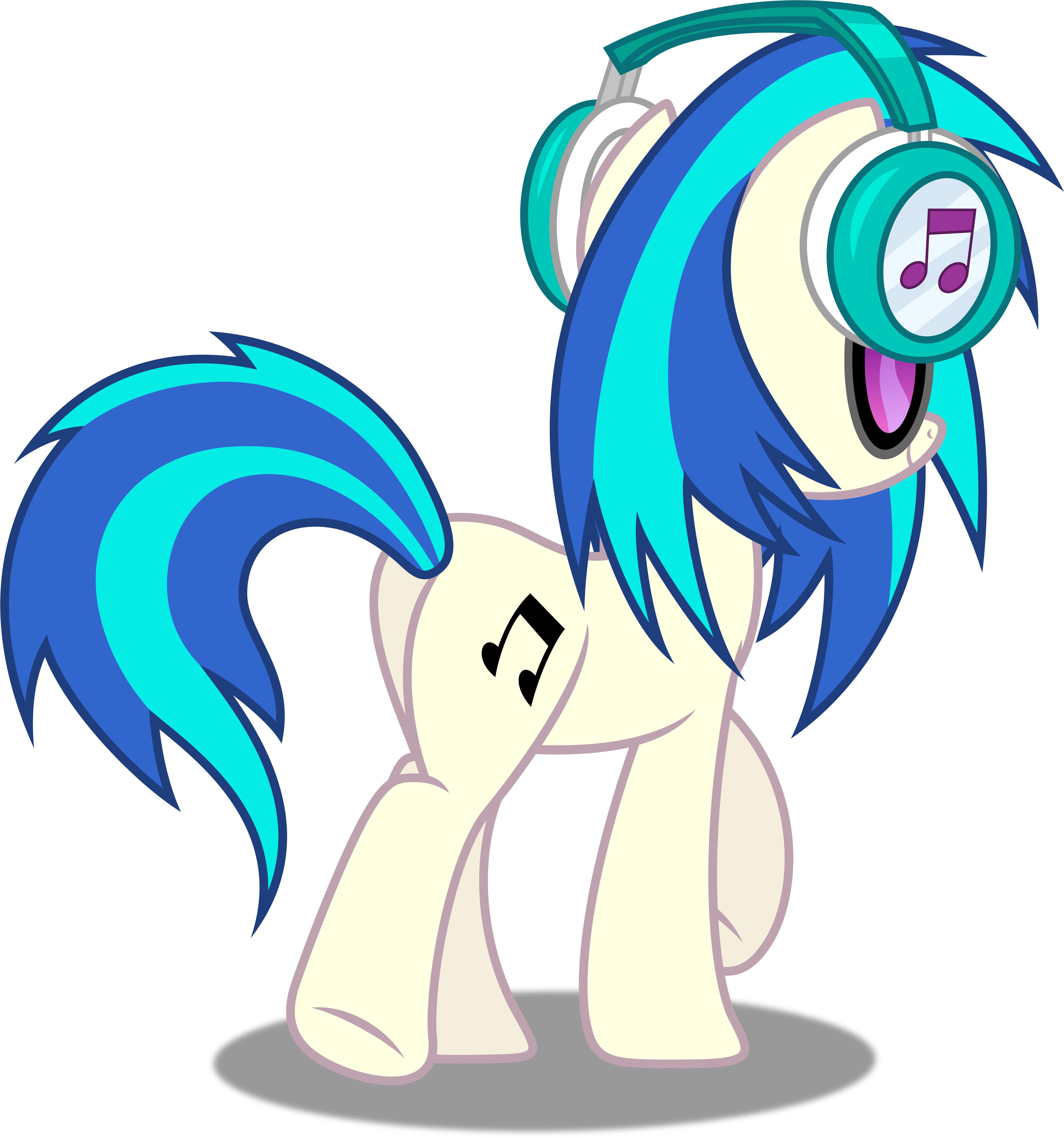 Vector - Mlp Vinyl Scratch (4635x5000)