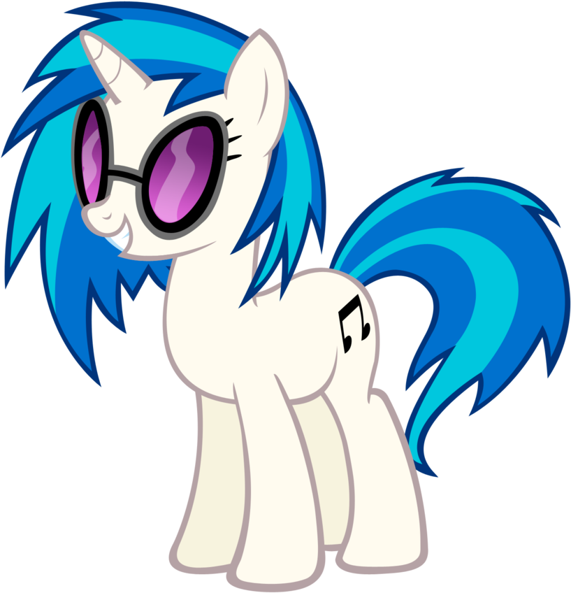 Vinyl Scratch Vector By Durpy - Mlp Vinyl Scratch (906x881)