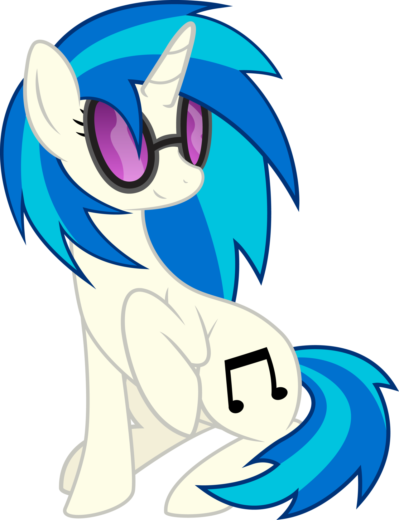 Vector Vinyl Scratch By Celysus-d4zbcbl - Vinyl Scratch Mlp Hair (1280x1666)