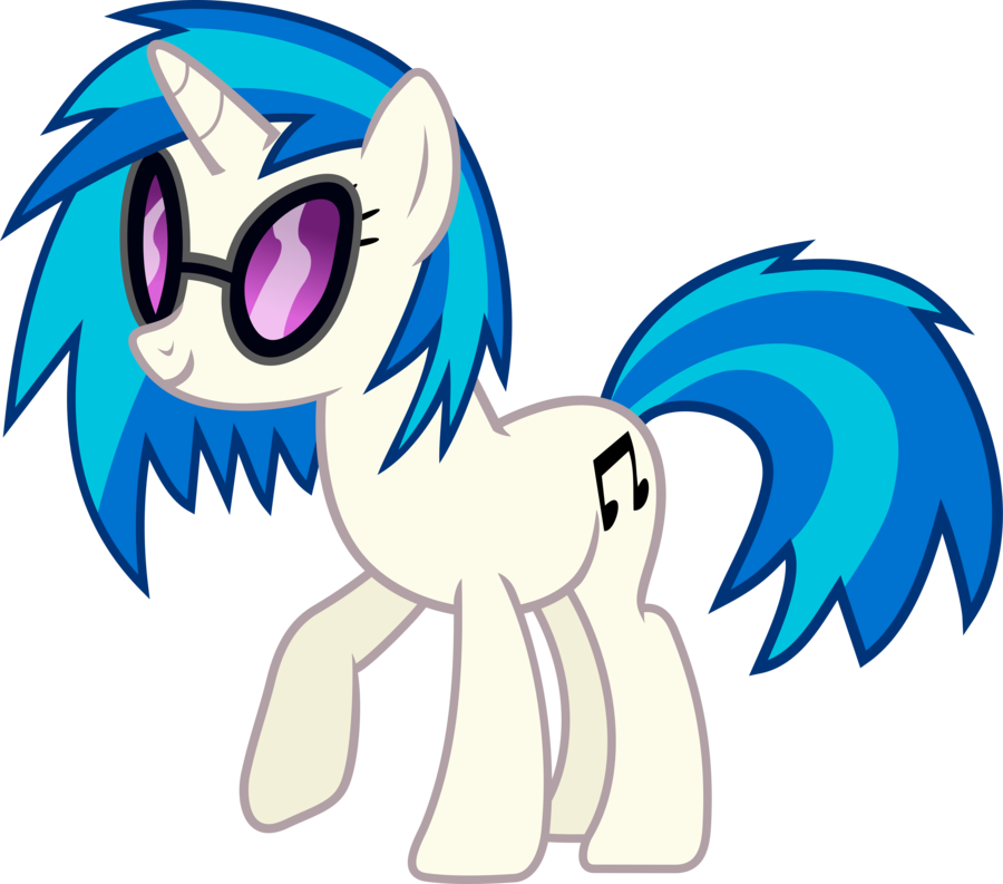 Vinyl Scratch By Uxyd - Dj Pon 3 Png (900x793)