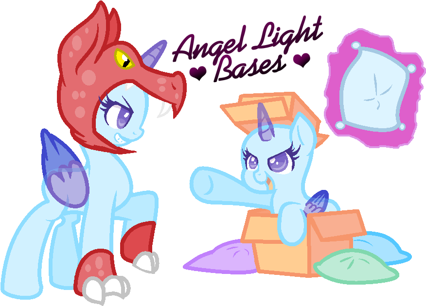 My Little Pony Deviantart Youtube - Angel Light Bases Mlp (902x647)