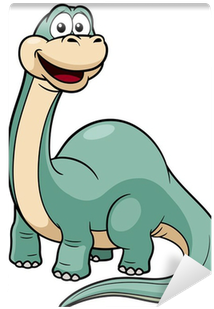 Illustration Of Cartoon Dinosaur Wall Mural • Pixers® - Cartoon Dinosaur Vector (400x400)