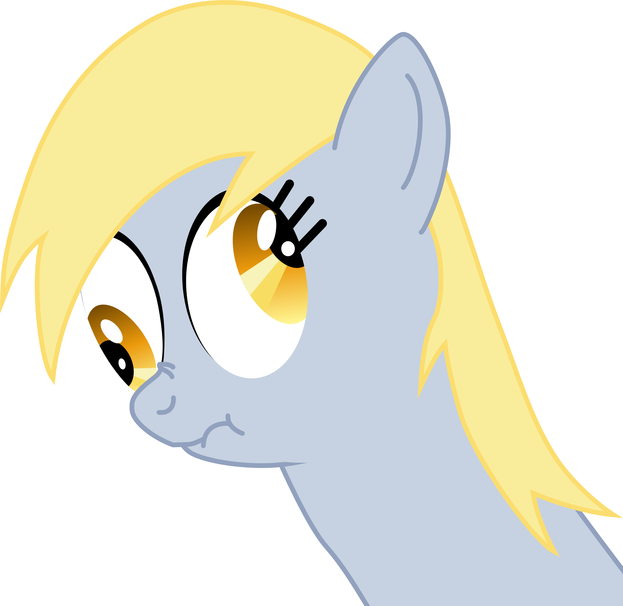 Whiskers Scootaloo Black Yellow Face Cartoon Mammal - Cartoon (2493x2427)