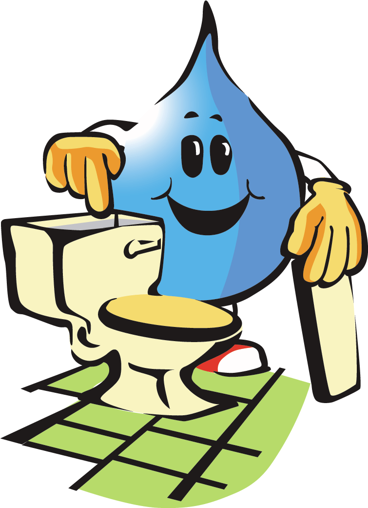 Living With A Drip Reminder The Sonoma County Direct - Toilet Save Water Clipart (1200x1200)