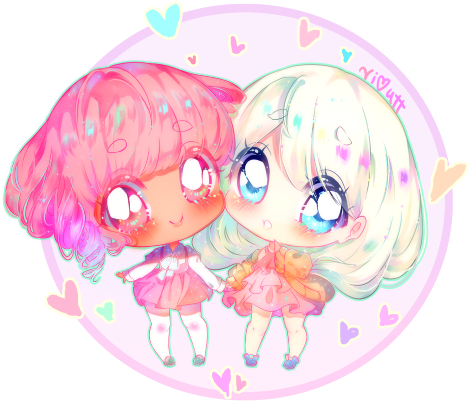 Cherished Love [peach And Mimi] By Vipop - Illustration (969x825)