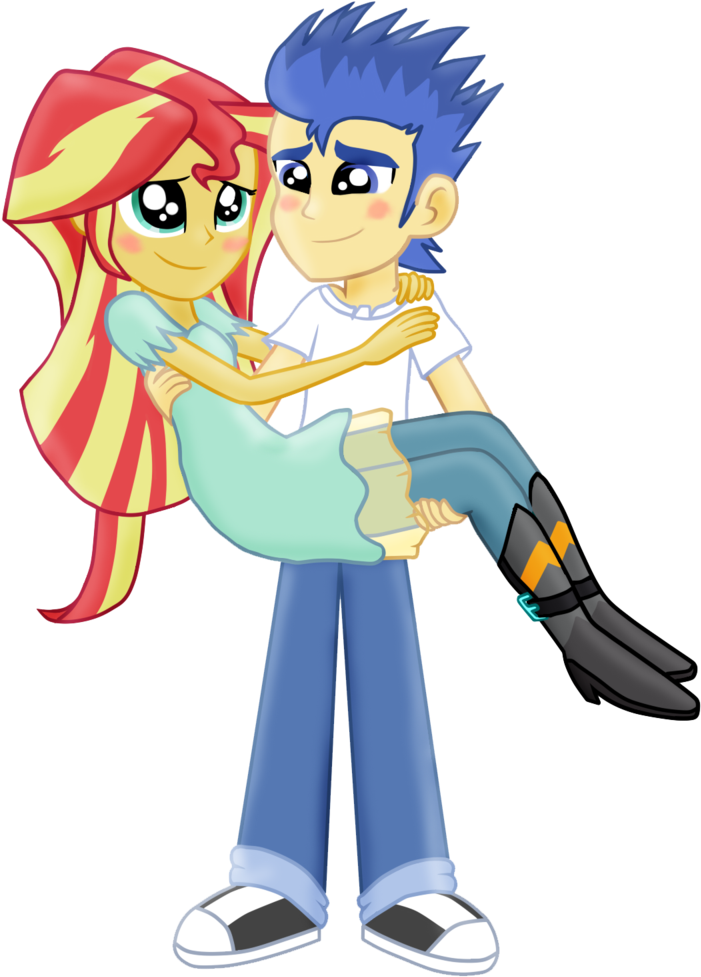 In Your Arms By Majkashinoda626 - Sunset Shimmer X Flash Sentry Anime (800x1000)