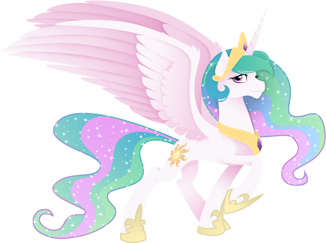 I Love The Detail In Her Wings Makes Her Look Very - Princess Celestia (1280x960)