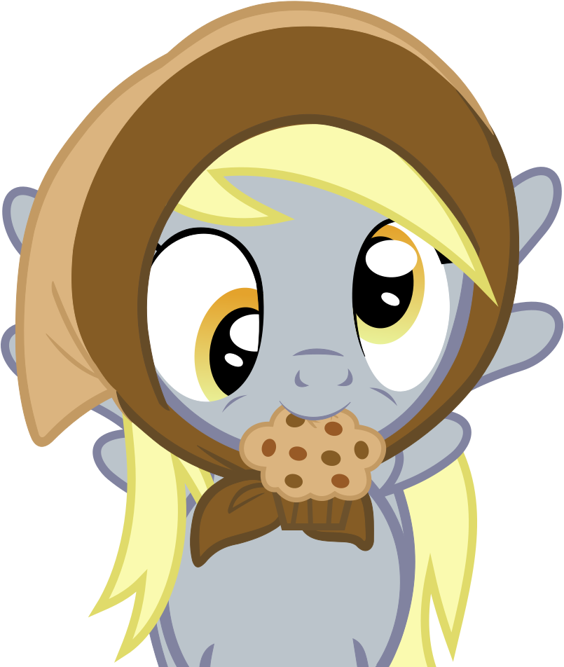 Kody02, Babushka, Cute, Derpabetes, Derpy Hooves, Digital - Cartoon (980x1080)