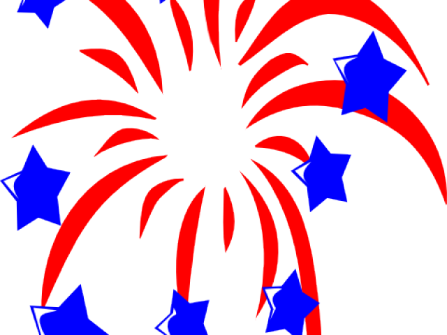 Red White And Blue Stars Clipart - Free Patriotic Clip Art (640x480)