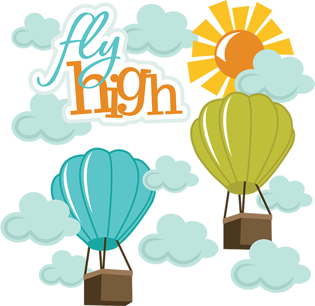 Hot Air Balloon Clipart File - Hotair Balloon Clipart Png (648x629)