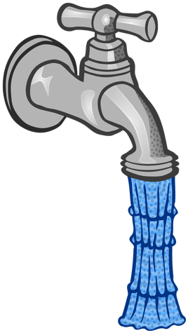 Water Faucet Vector Image - Tap Water Transparent Background (293x500)