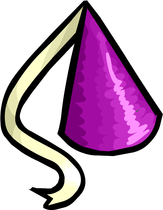 Amethyst Hat - Princess Hat Club Penguin (619x755)
