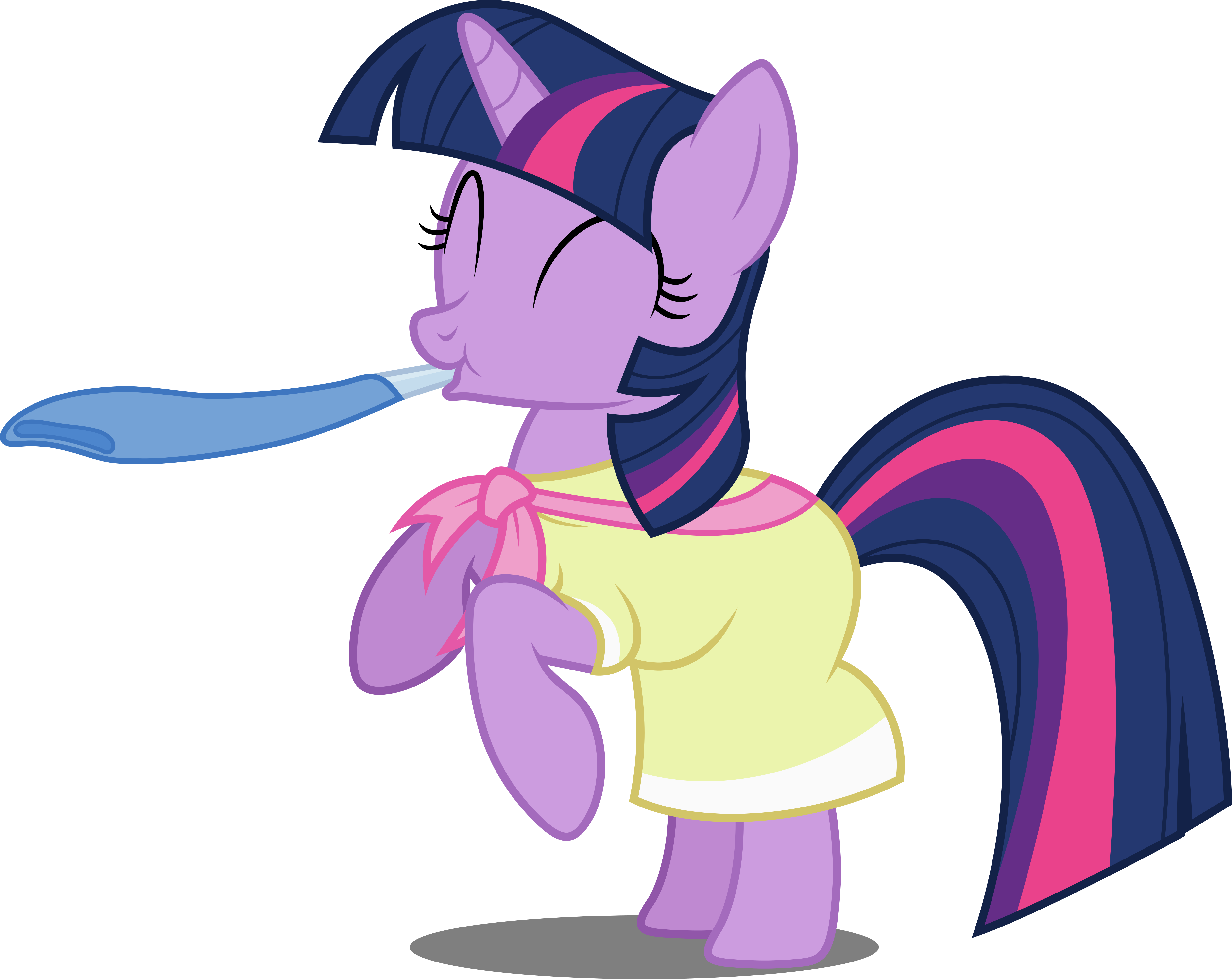 Vector - Twilight Sparkle Birthday Dress (5000x3973)