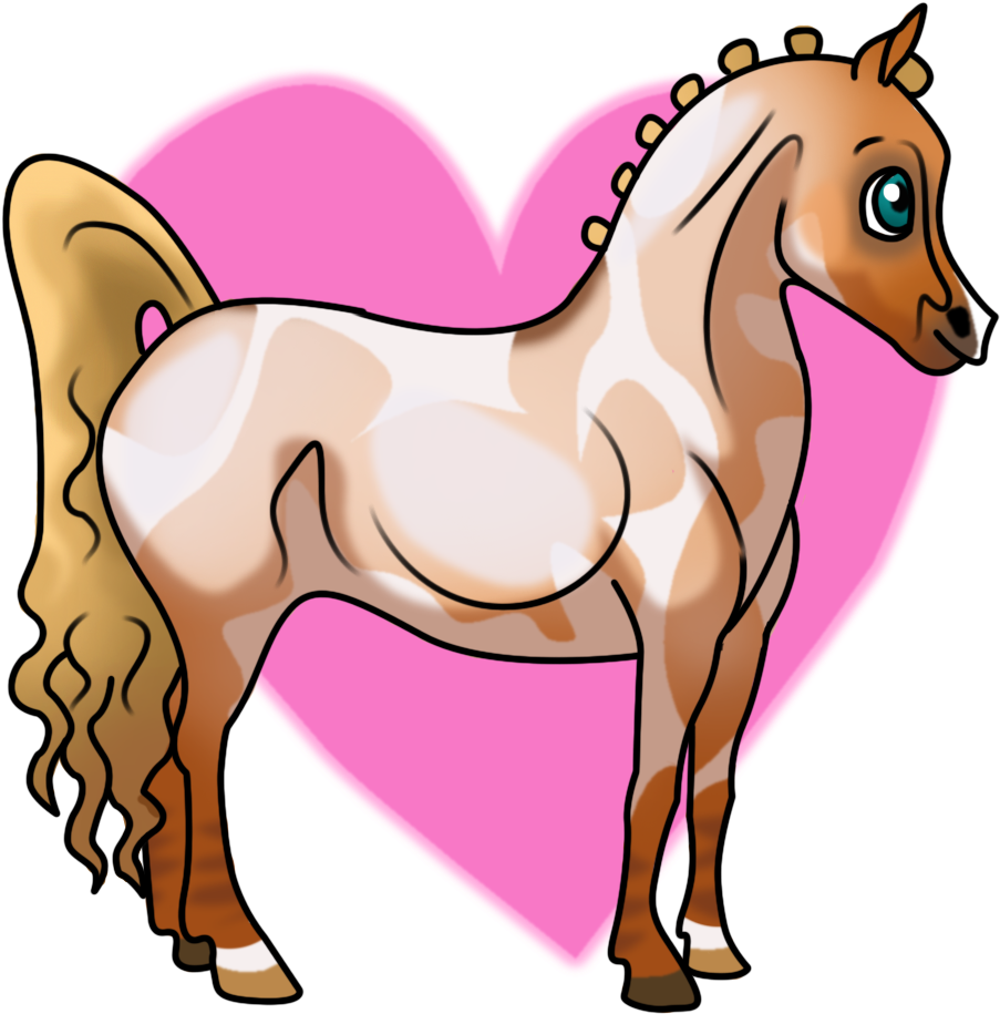 Arabian Horse Cartoon By Aquilliajane Arabian Horse - Foal (1000x1000)