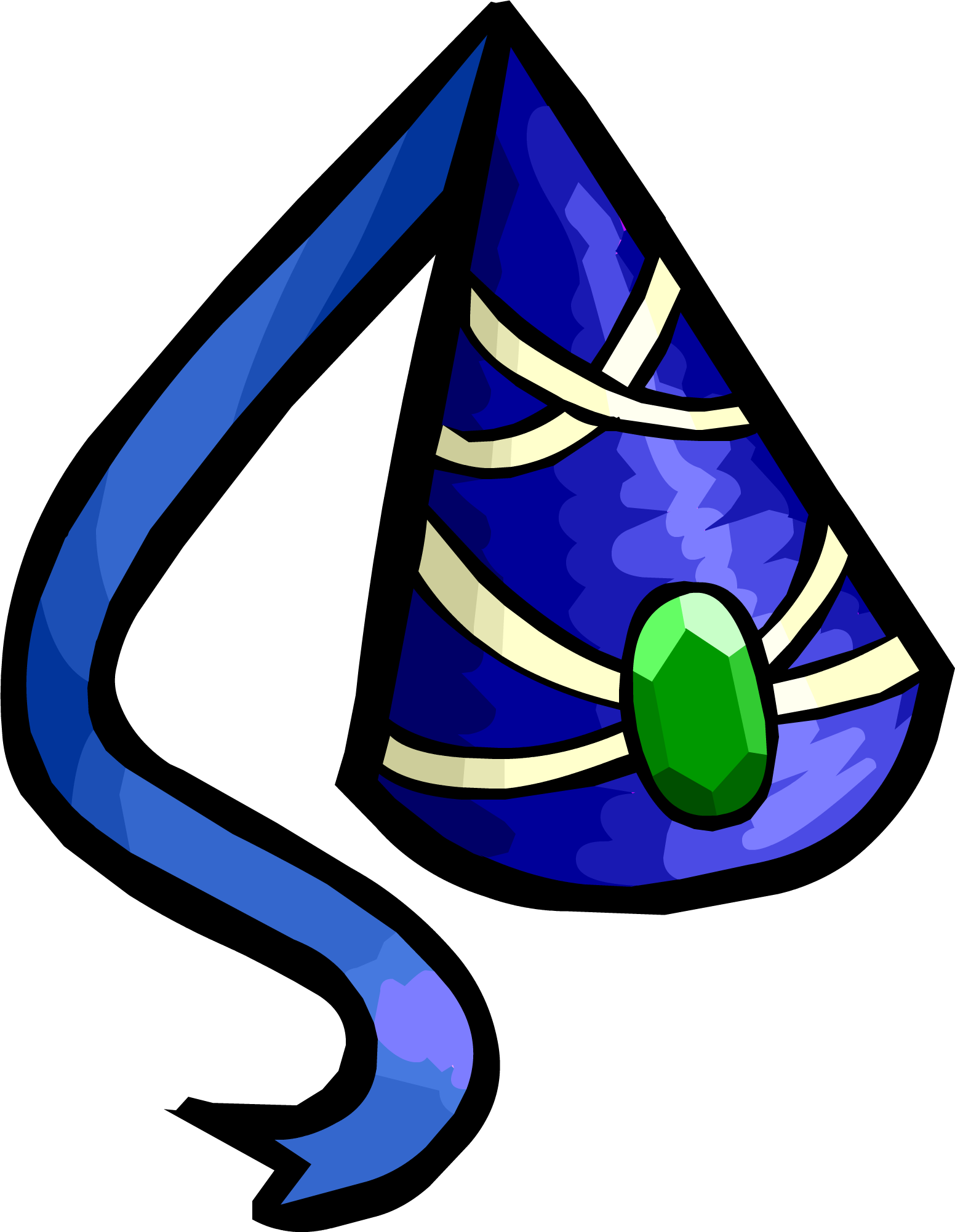 Countess Steeple Hat - Club Penguin Princess Hat (1552x2003)