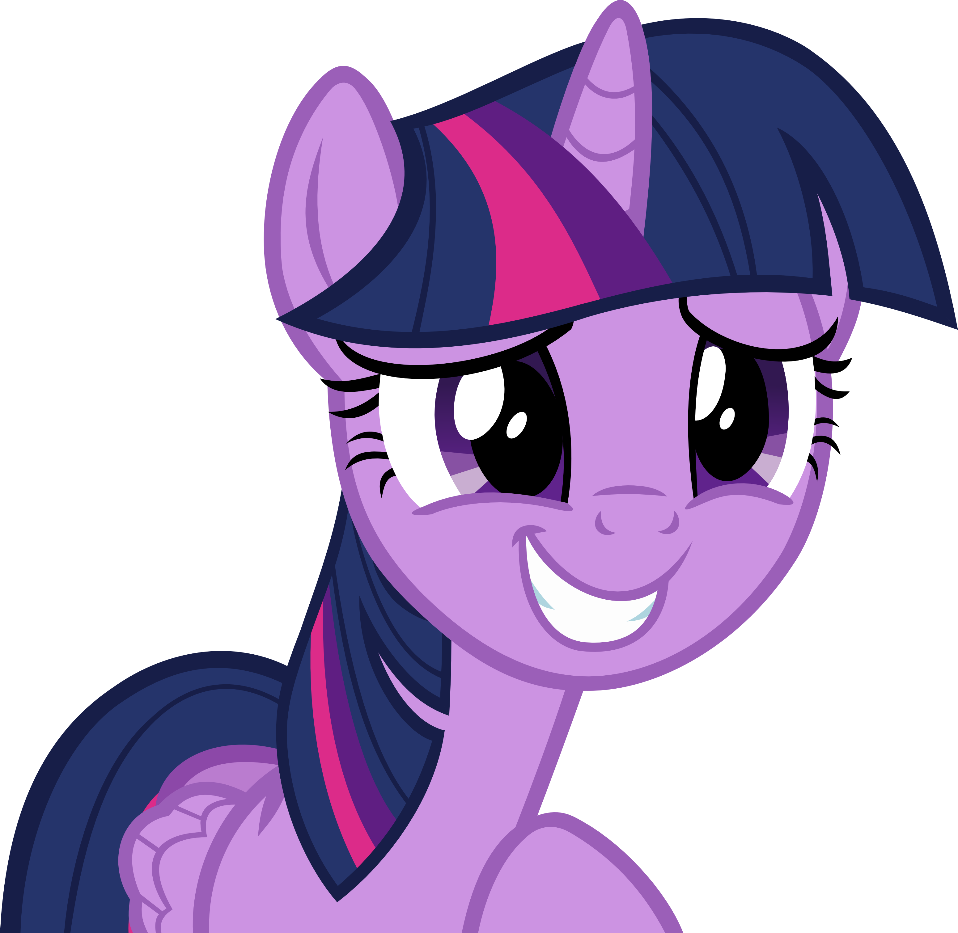 Nervous Twilight Sparkle By Ironm17 - Twilight Sparkle Smile Png.