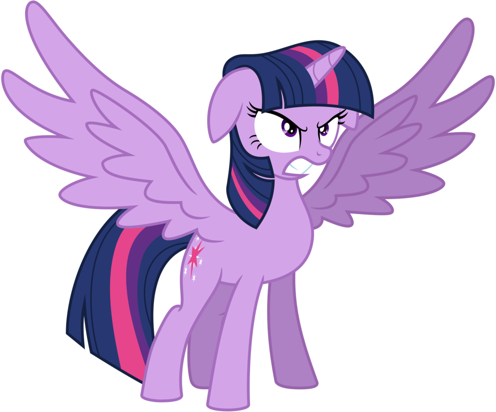 Vector Princess Twilight Sparkle Furious By Kysss90 - Princess Twilight Sparkle Angry (980x815)