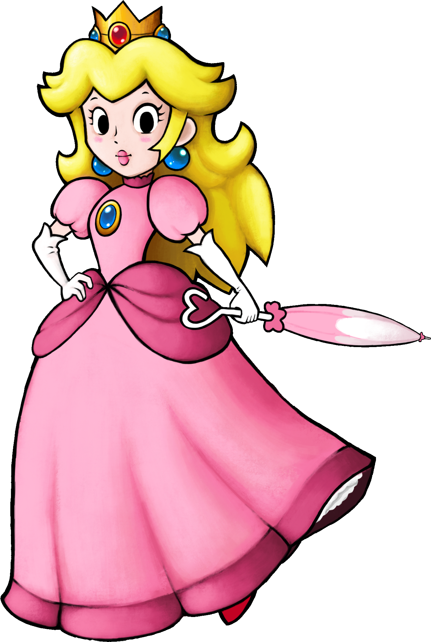 Princess Peach Clipart Fantendo - Super Princess Peach (1465x2101)