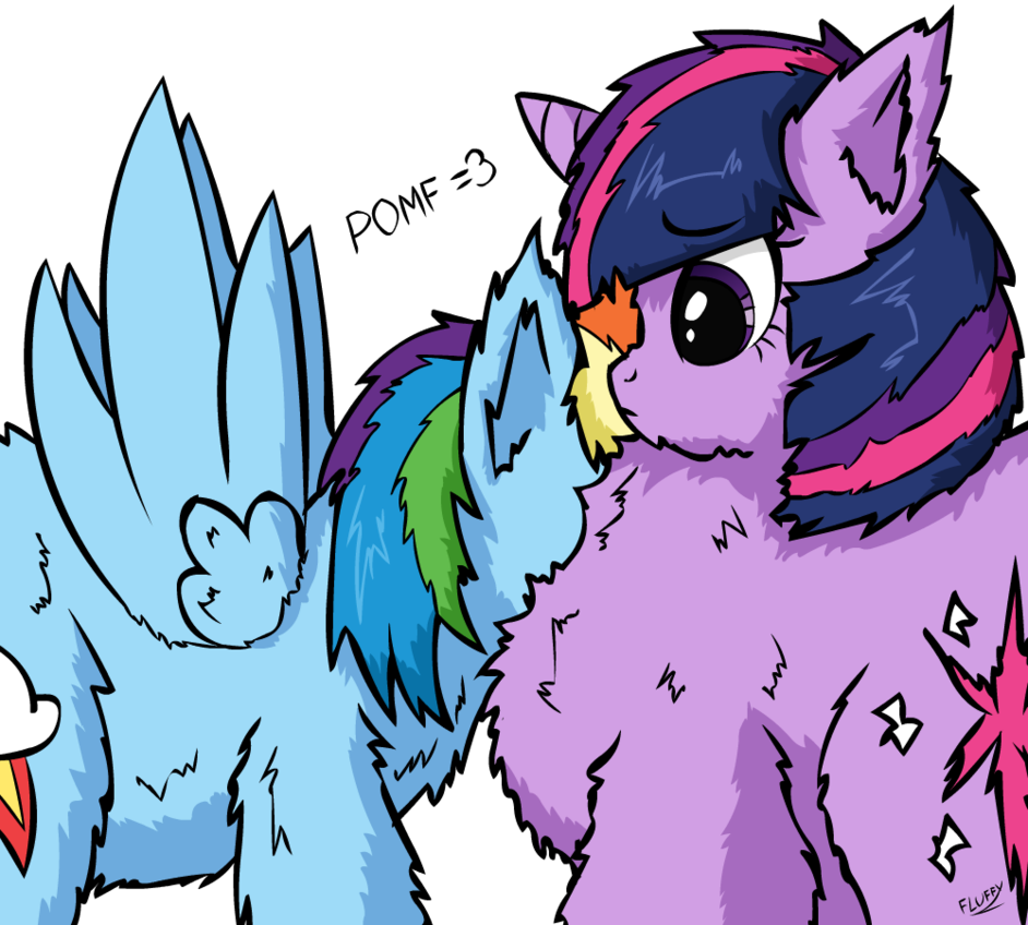 Chest Pomf By Mixermike622 - Fluffy De My Little Pony (942x848)