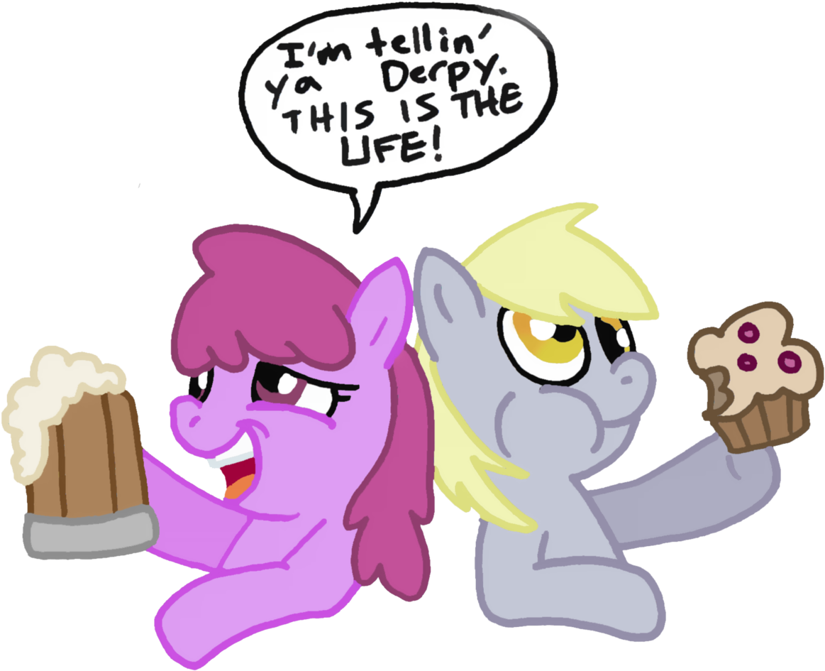 Artdude529, Berry Punch, Berryshine, Derpy Hooves, - Derpy Hooves (1280x995)
