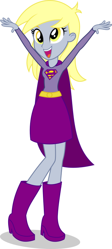 Punzil504, Bizarro, Bizarro Girl, Derpy Hooves, Equestria - Cartoon (383x848)