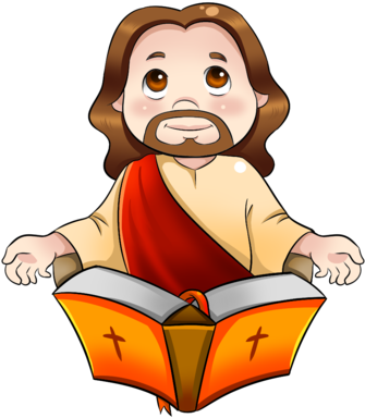 Jesus With Bible - Maryana Ro (400x400)