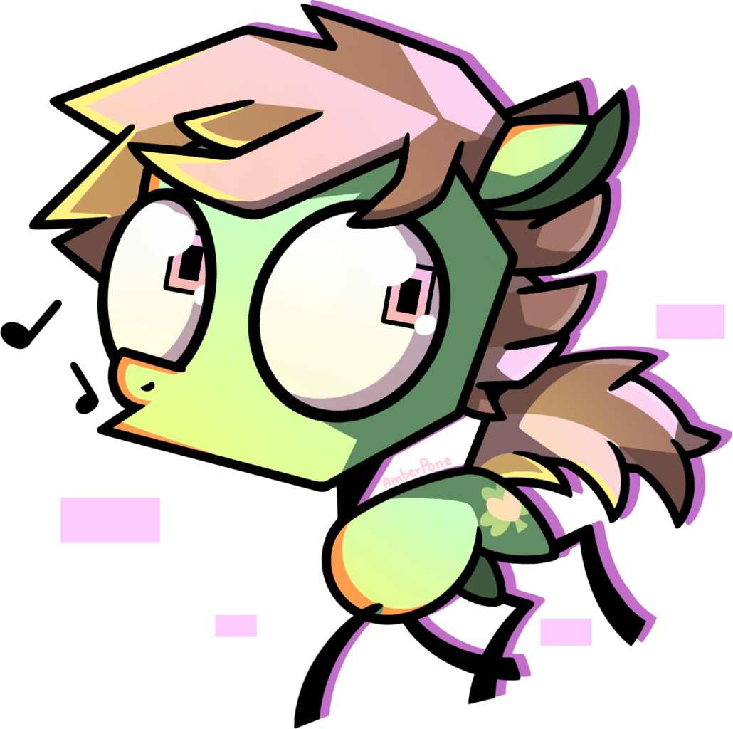 Amberpone, Big Eyes, Brown, Cute, Cutie Mark, Digital - Cartoon (1030x1024)