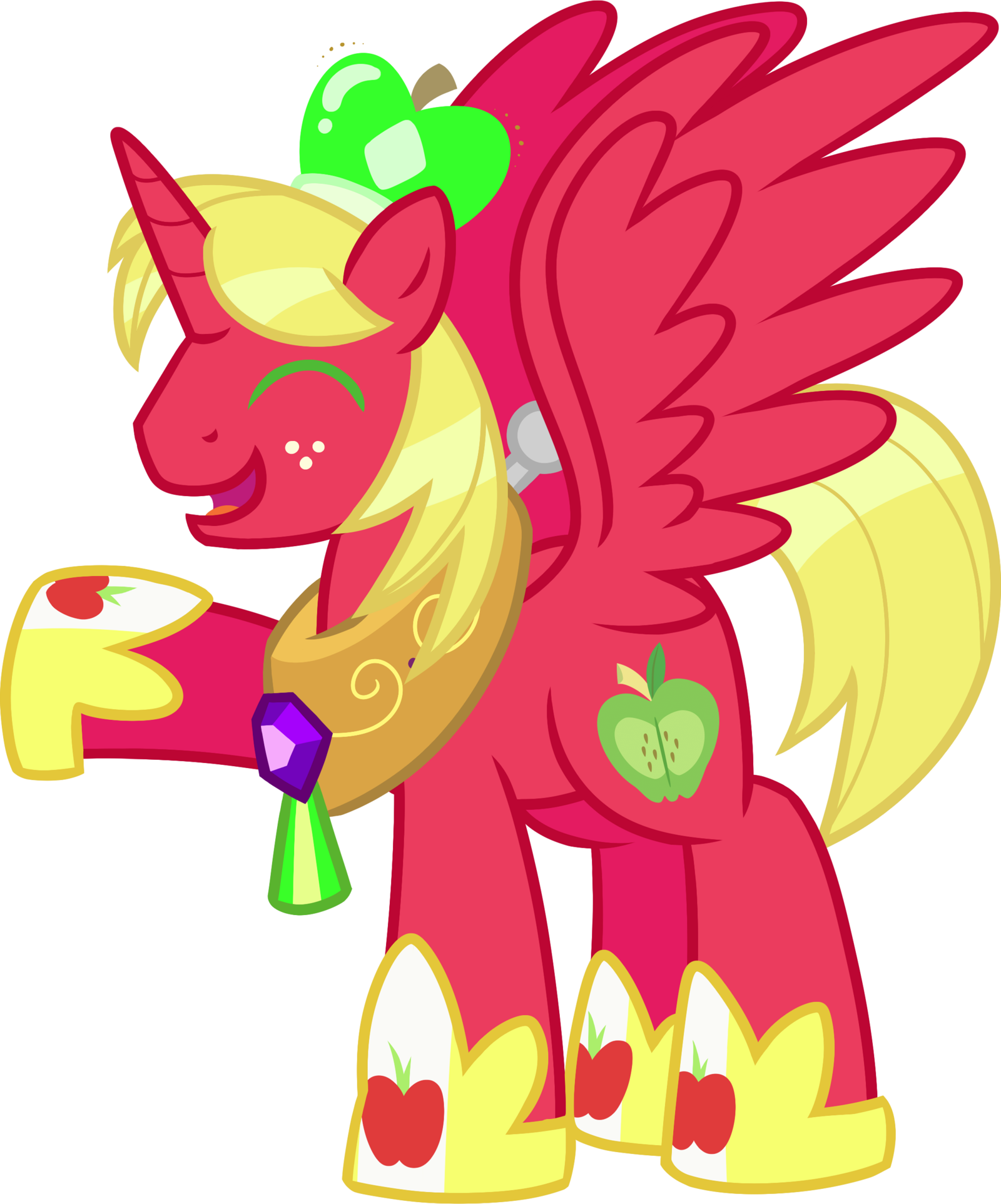 Princess Big Mac C - Mlp Princess Big Macintosh (1600x1925)