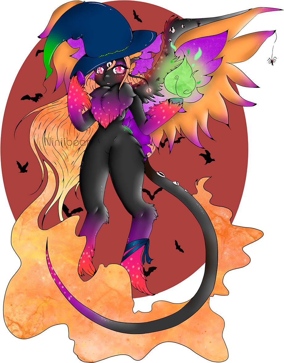 Niniibear, Bat, Cute, Fluffy, Food, Furry, Halloween, - Furry Art Bat Cute (960x1280)