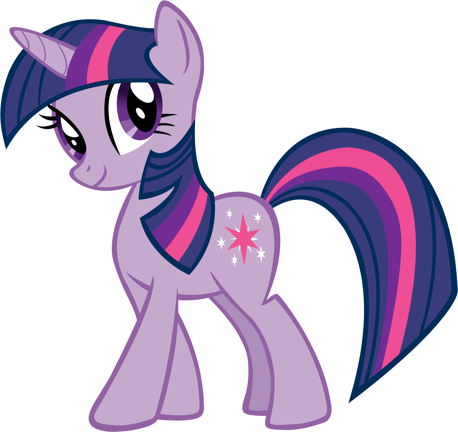 Silhouette Of A Witch Flying On A Broomstick Across - My Little Pony Twilight Sparkle (1594x1505)