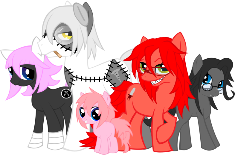 Pony Pinkie Pie Derpy Hooves Crona Black Butler - Grell Sutcliff Mlp (800x530)