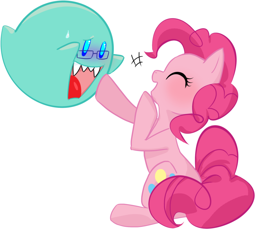 Digitalbuckshot, Blushing, Boo, Crossover, Cute, Eyes - Video (900x900)