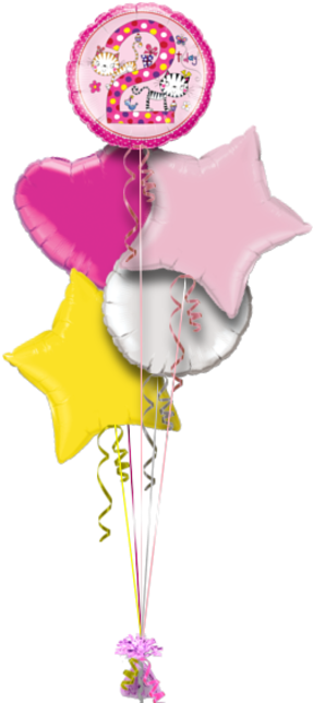 Fun 2nd Birthday Girl Special Age Balloon - Balloon (286x686)